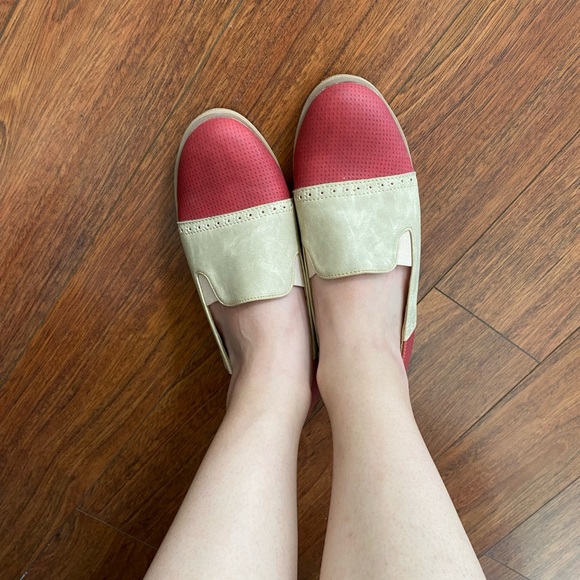 Vintage Classical Leather Oxford Inspired Flat Slip On Shoes Size 39 - Picture 11 of 12